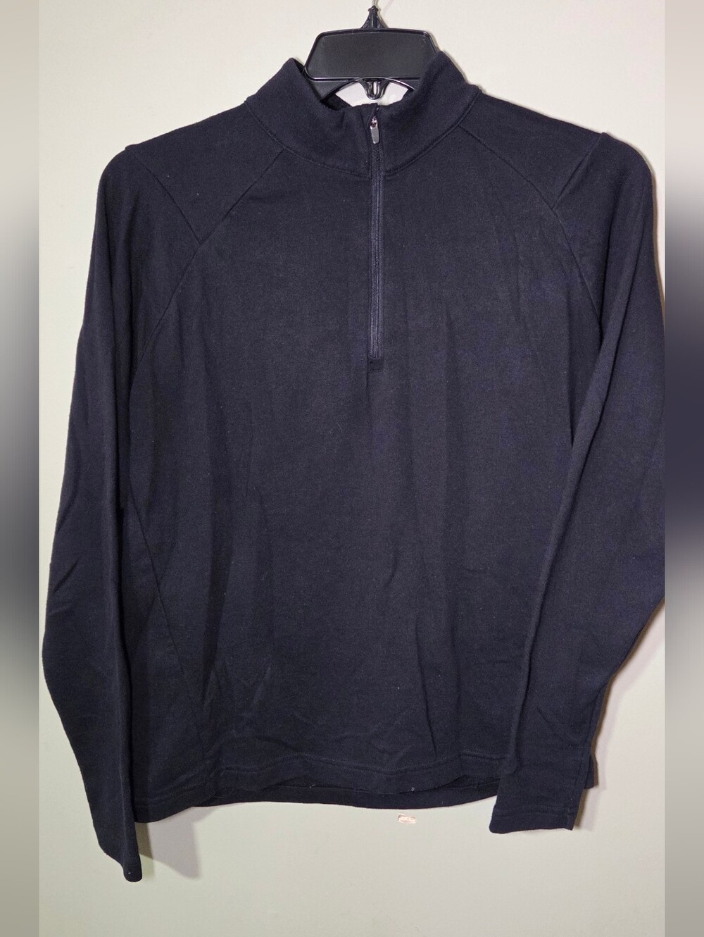 Sport-Tek Men's Black 1/4 Zip Pullover Sweatshirt Size Small Athletic Performanc